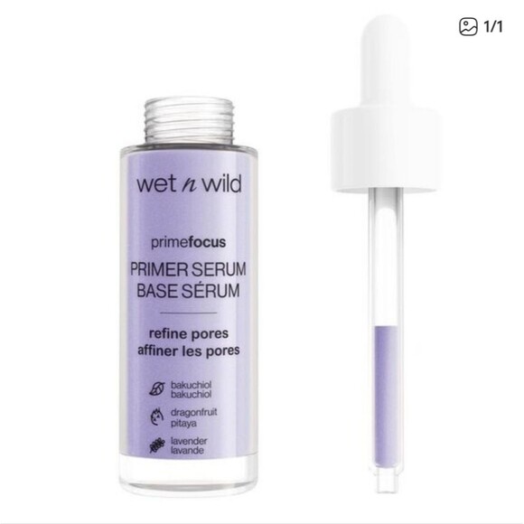 wet n wild Other - wet n wild Lavender Primefocus Primer Serum Pores Refiner
